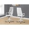 Monarch Specialties Office Chair, Adjustable Height, Swivel, Ergonomic, Armrests, Computer Desk, Work, Metal, White I 7270 - alternate 3